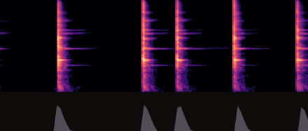 metal-hits spectrogram, Input.