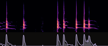 mixed-0074 spectrogram, FoleyForge (ours).